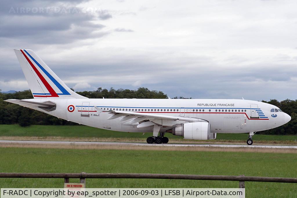 F-RADC, 1988 Airbus A310-304 C/N 418, departing on runway 16