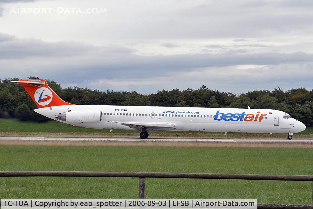 TC-TUA, 1982 McDonnell Douglas MD-82 (DC-9-82) C/N 49138, departing to Antalya