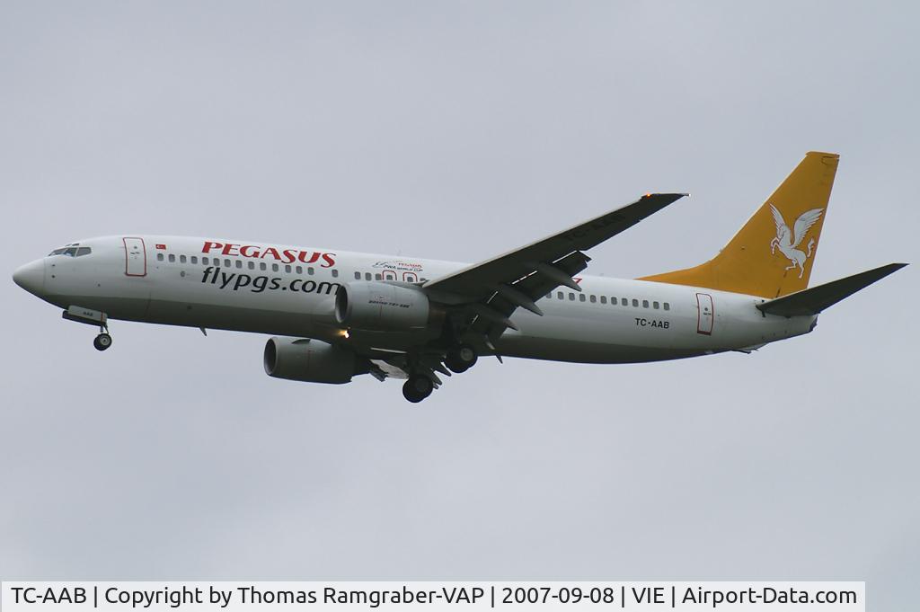 TC-AAB, 2000 Boeing 737-86N C/N 28620, Pegasus Airlines Boeing 737-800