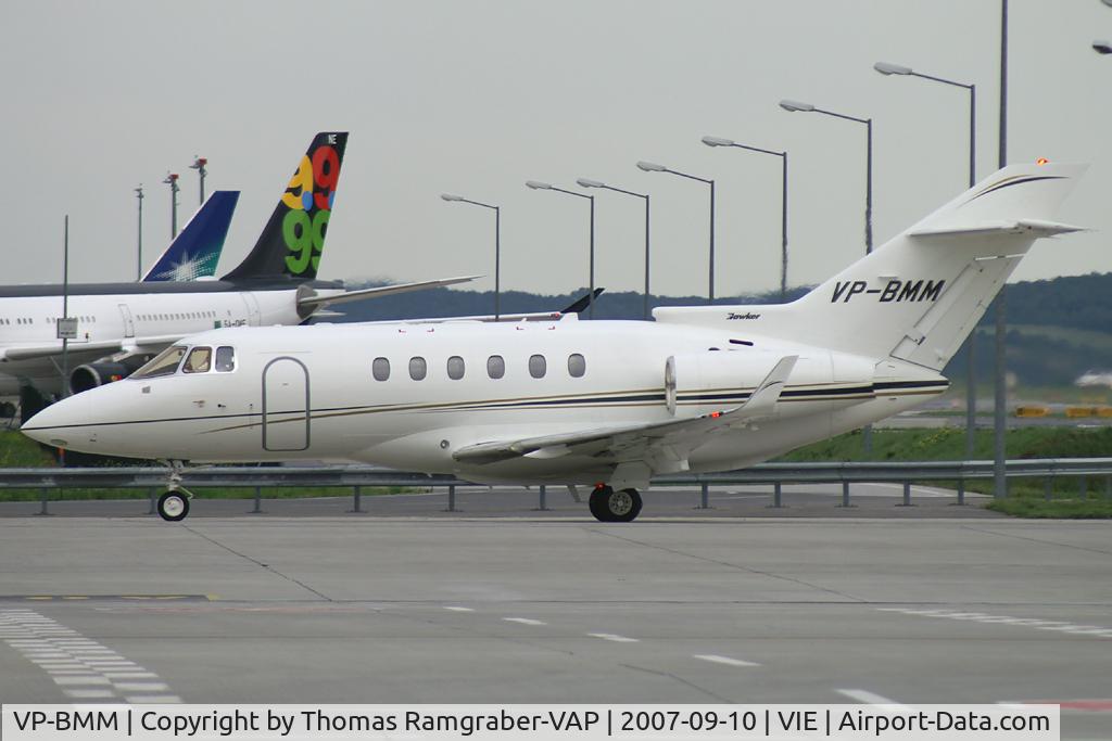 VP-BMM, 2007 Hawker 850XP C/N 258841, unknown BAe 125
