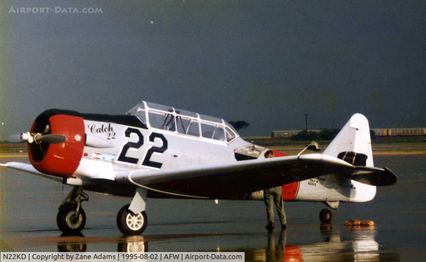 N22KD, North American AT-6C Texan C/N 88-13072, Freedom Tour stop 1995