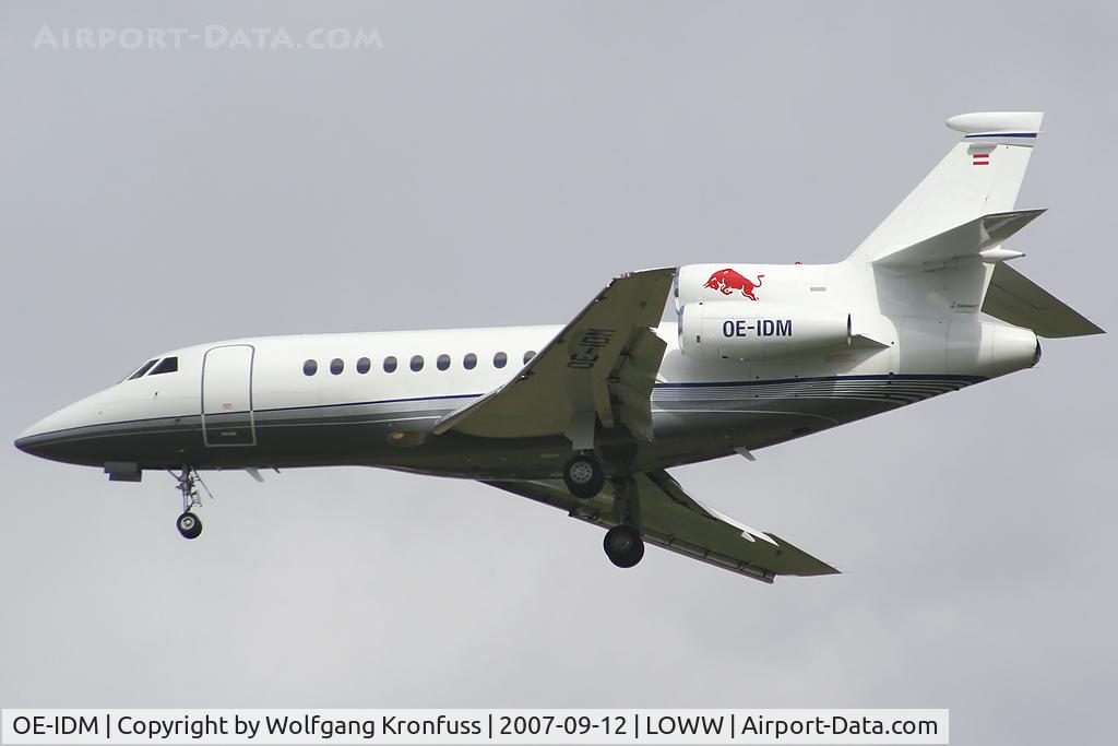 OE-IDM, Dassault Falcon 900EX C/N 51, The Flying Bulls approaching LOWW