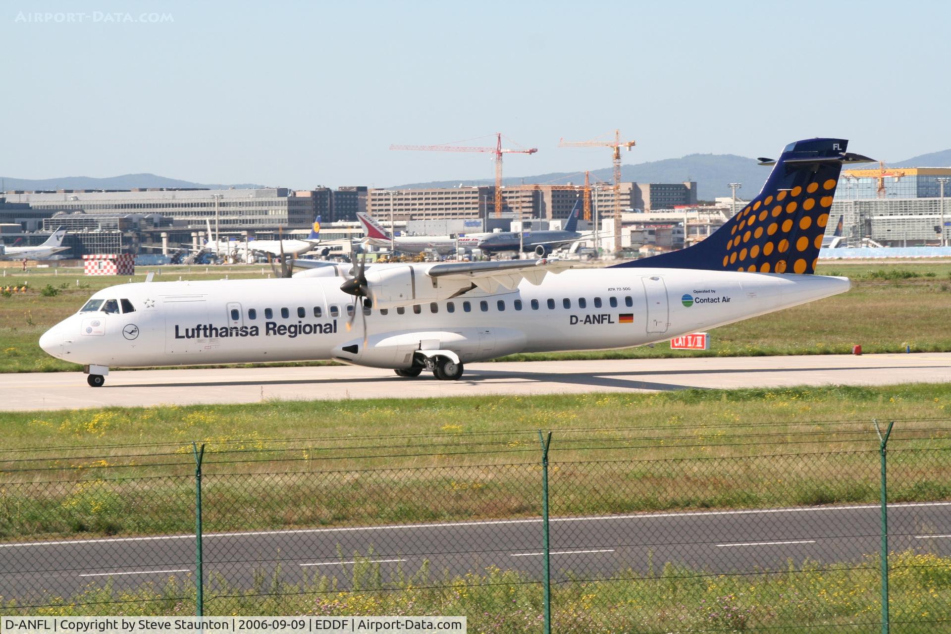 D-ANFL, 2001 ATR 72-212A C/N 668, Taken at Frankfurt September 2006