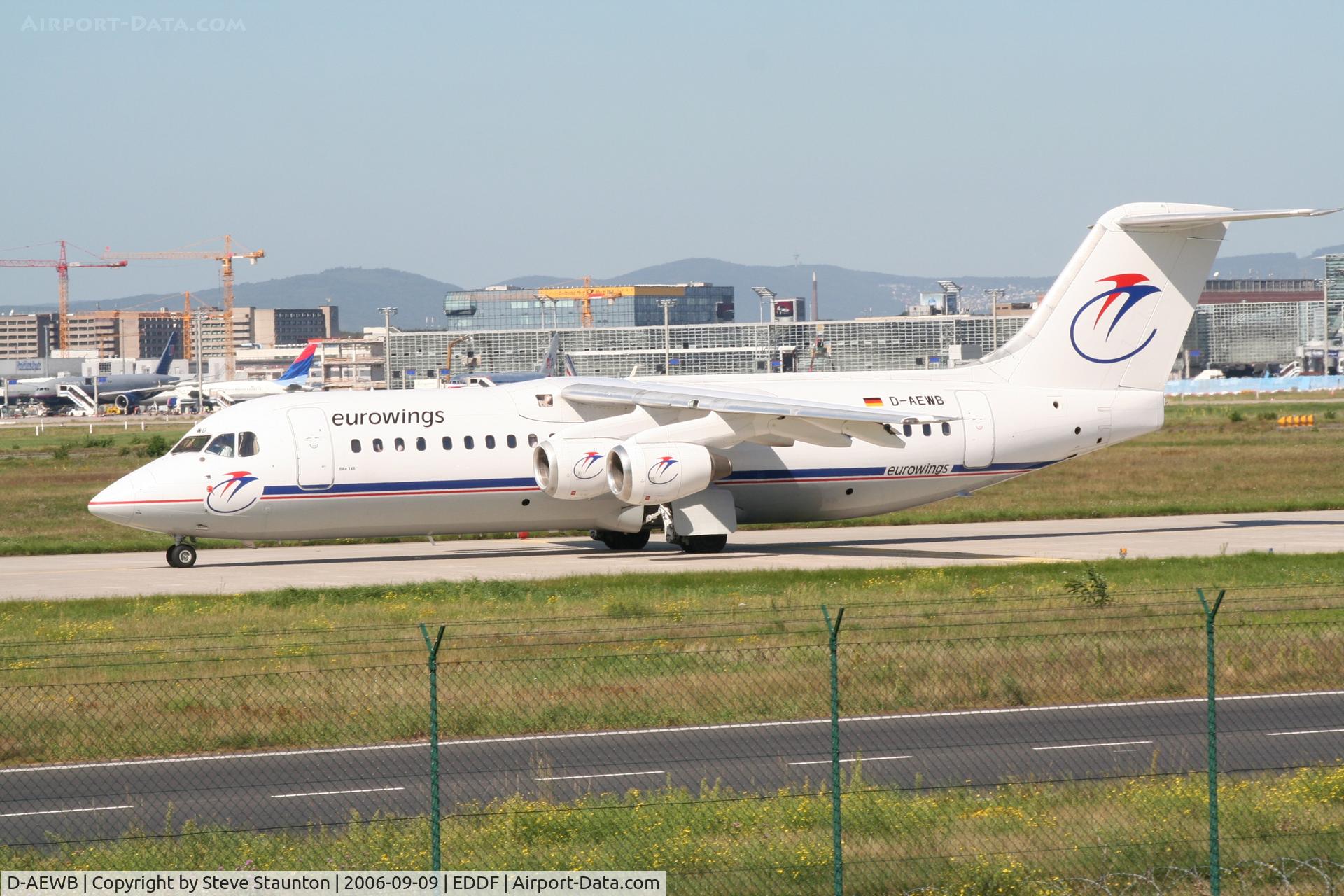D-AEWB, 1990 British Aerospace BAe.146-300 C/N E3183, Taken at Frankfurt September 2006