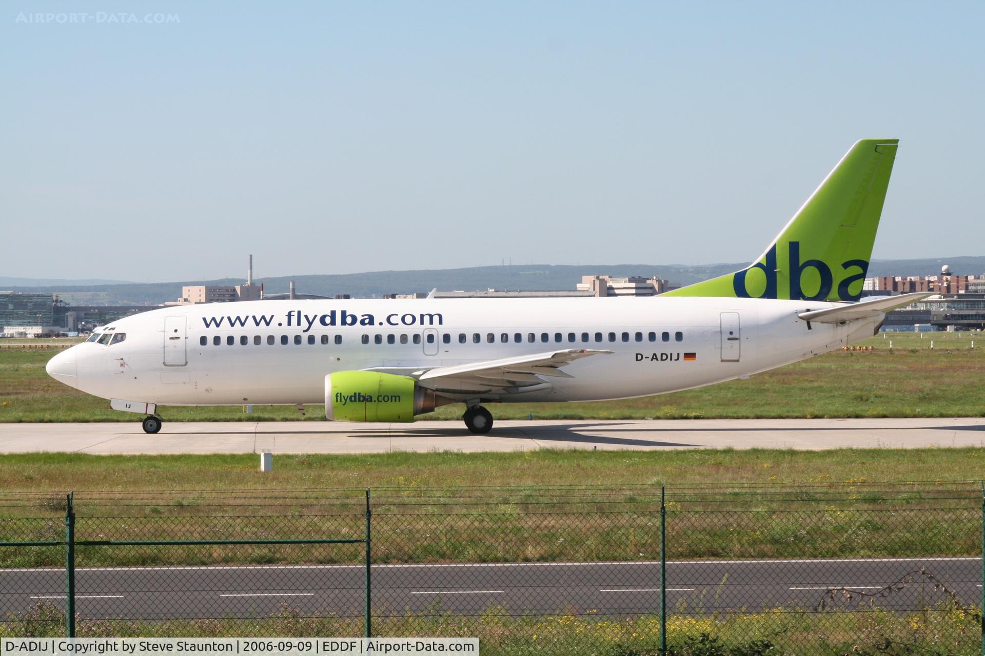 D-ADIJ, 1991 Boeing 737-3M8 C/N 25041, Taken at Frankfurt September 2006