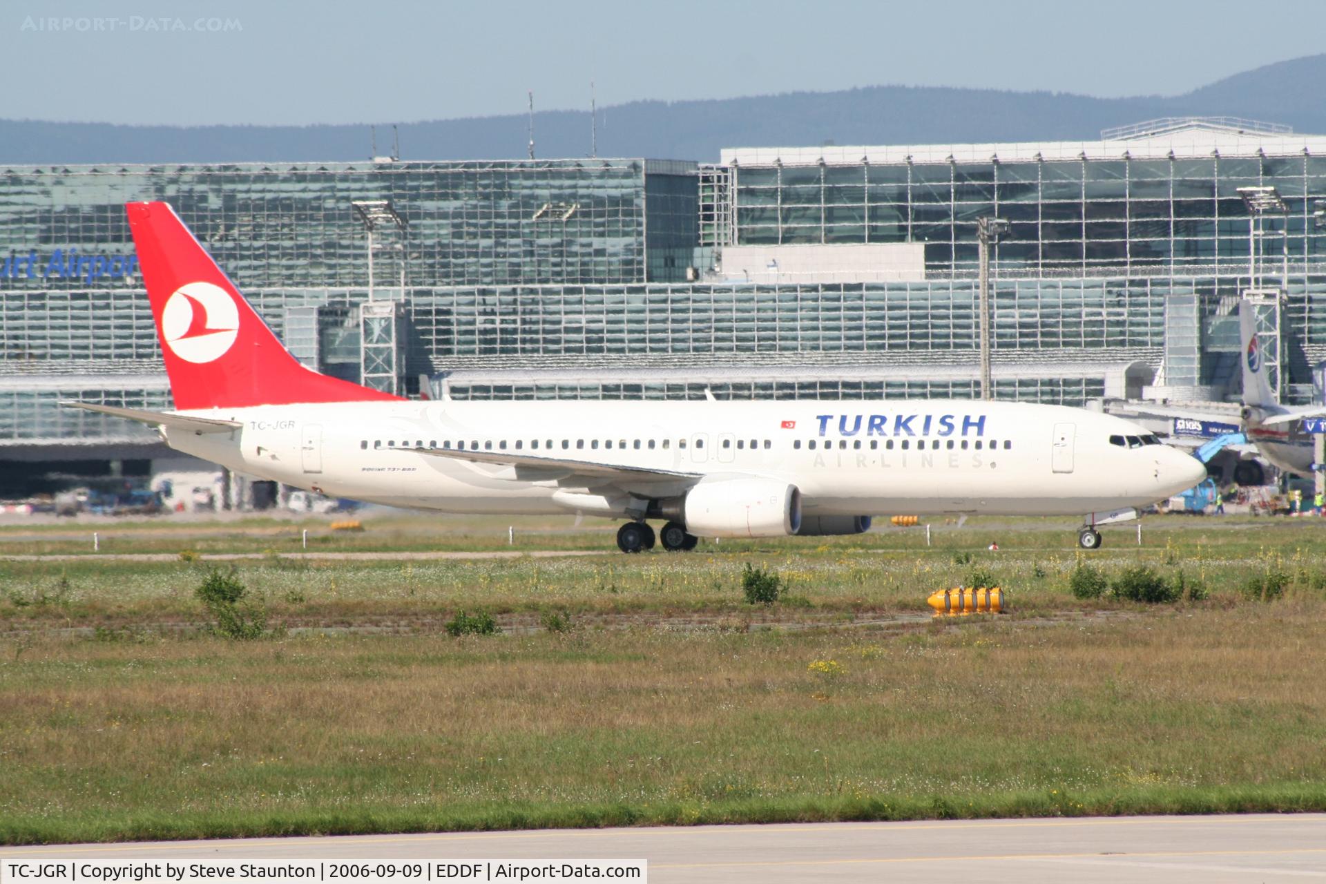 TC-JGR, 2006 Boeing 737-8F2 C/N 34415, Taken at Frankfurt September 2006