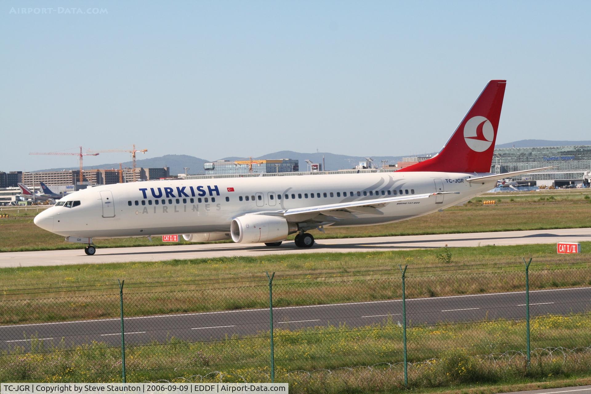 TC-JGR, 2006 Boeing 737-8F2 C/N 34415, Taken at Frankfurt September 2006