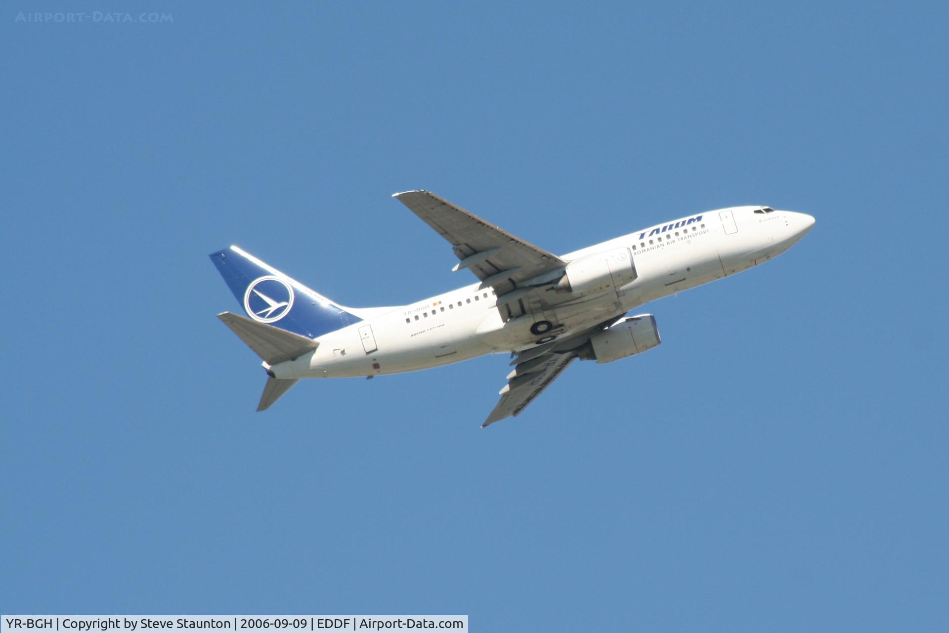 YR-BGH, 2003 Boeing 737-78J C/N 28438, Taken at Frankfurt September 2006