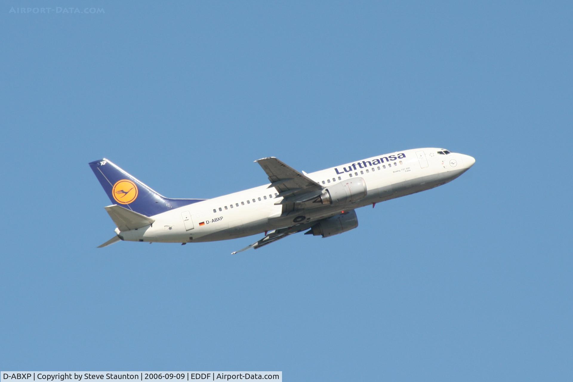 D-ABXP, 1988 Boeing 737-330 C/N 23874, Taken at Frankfurt September 2006