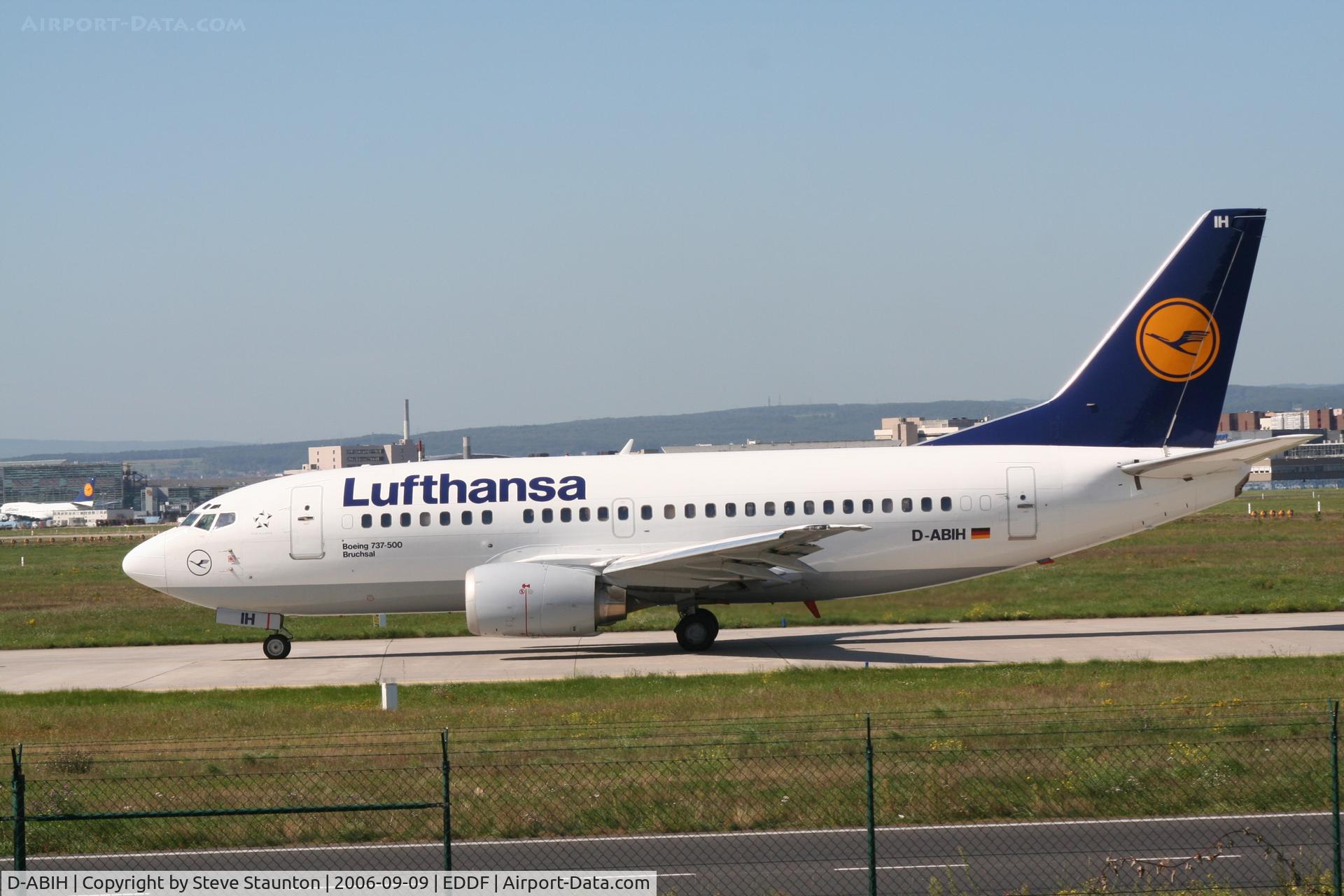 D-ABIH, 1991 Boeing 737-530 C/N 24821, Taken at Frankfurt September 2006