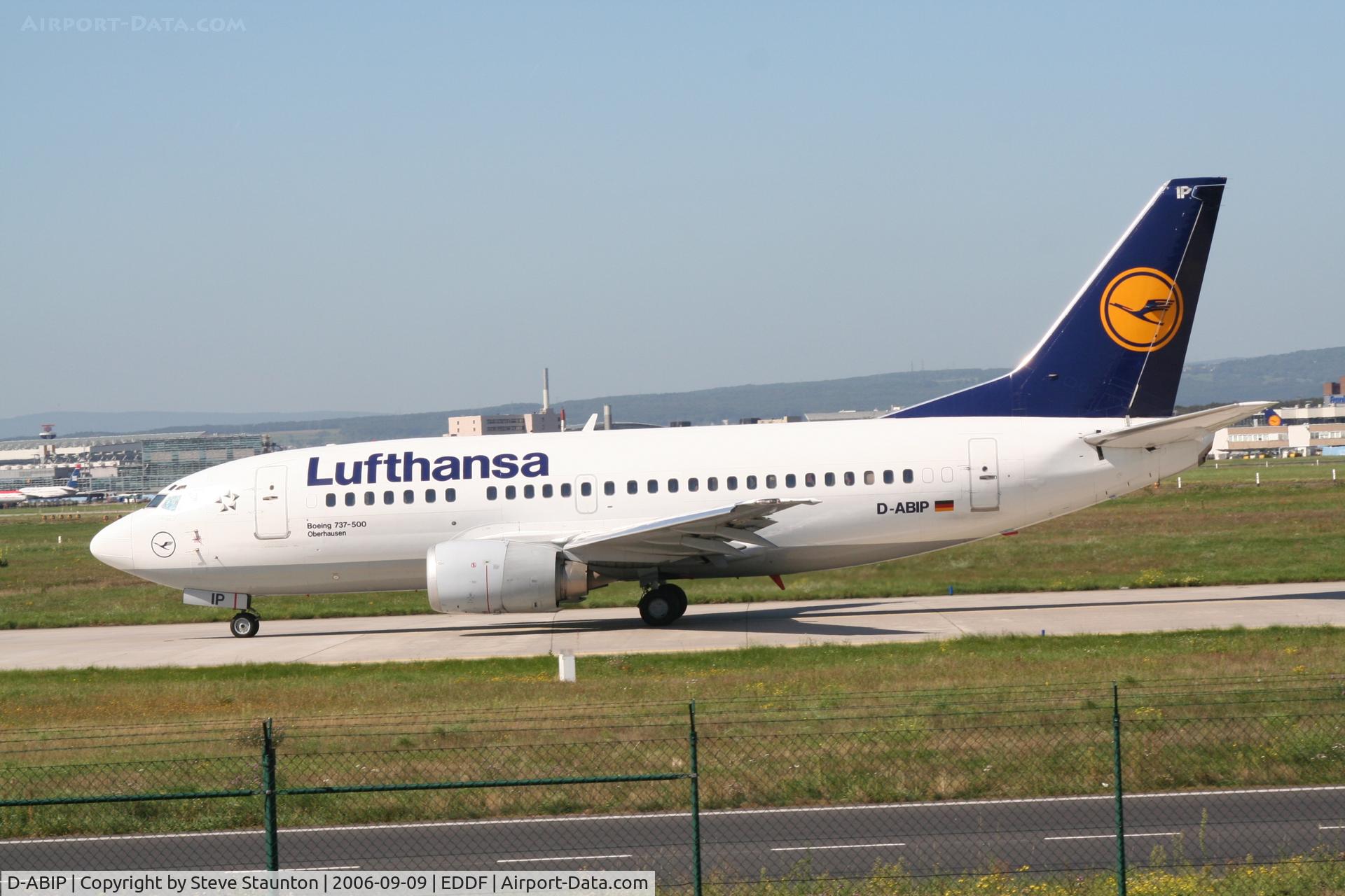D-ABIP, 1991 Boeing 737-530 C/N 24940, Taken at Frankfurt September 2006