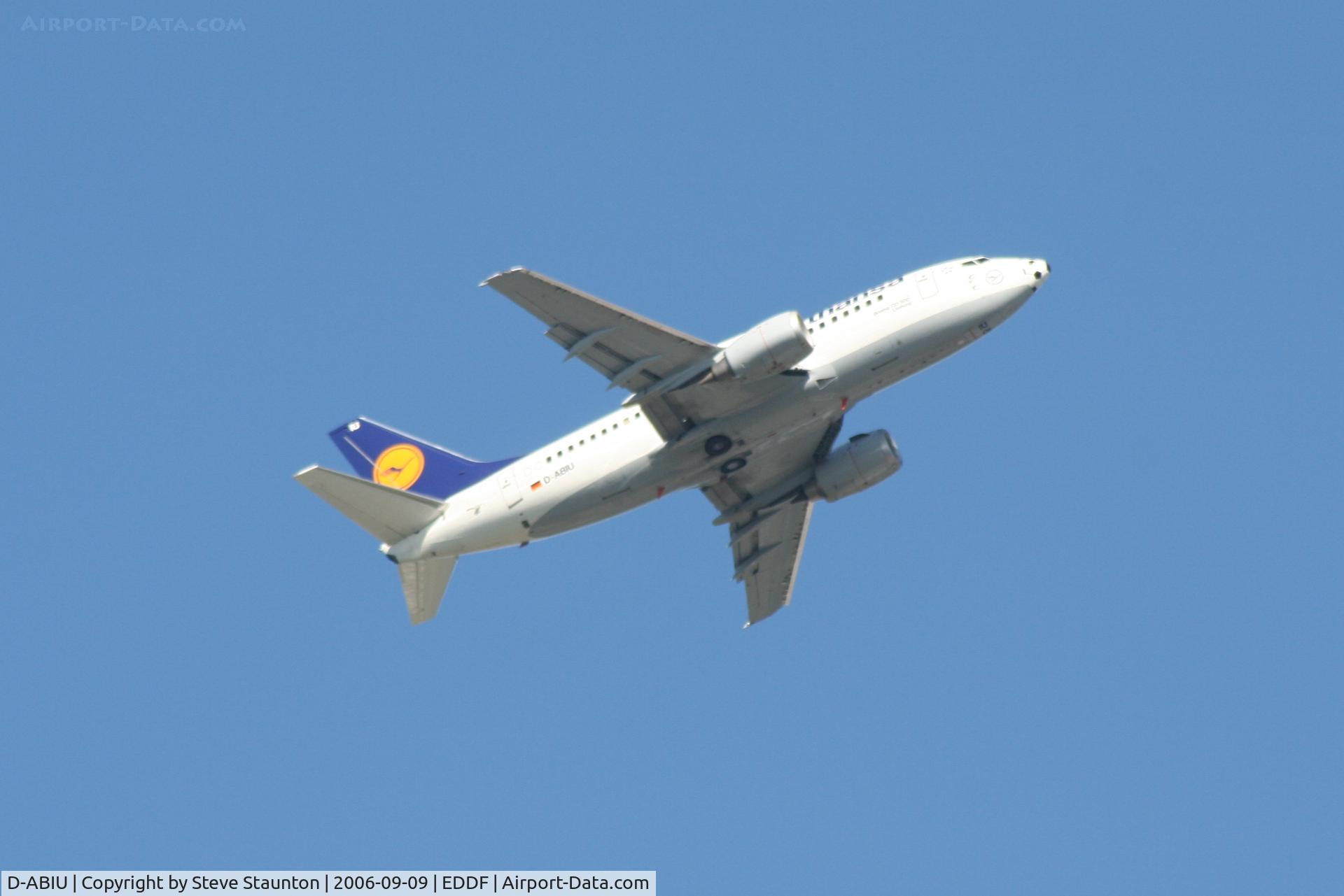 D-ABIU, 1991 Boeing 737-530 C/N 24944, Taken at Frankfurt September 2006