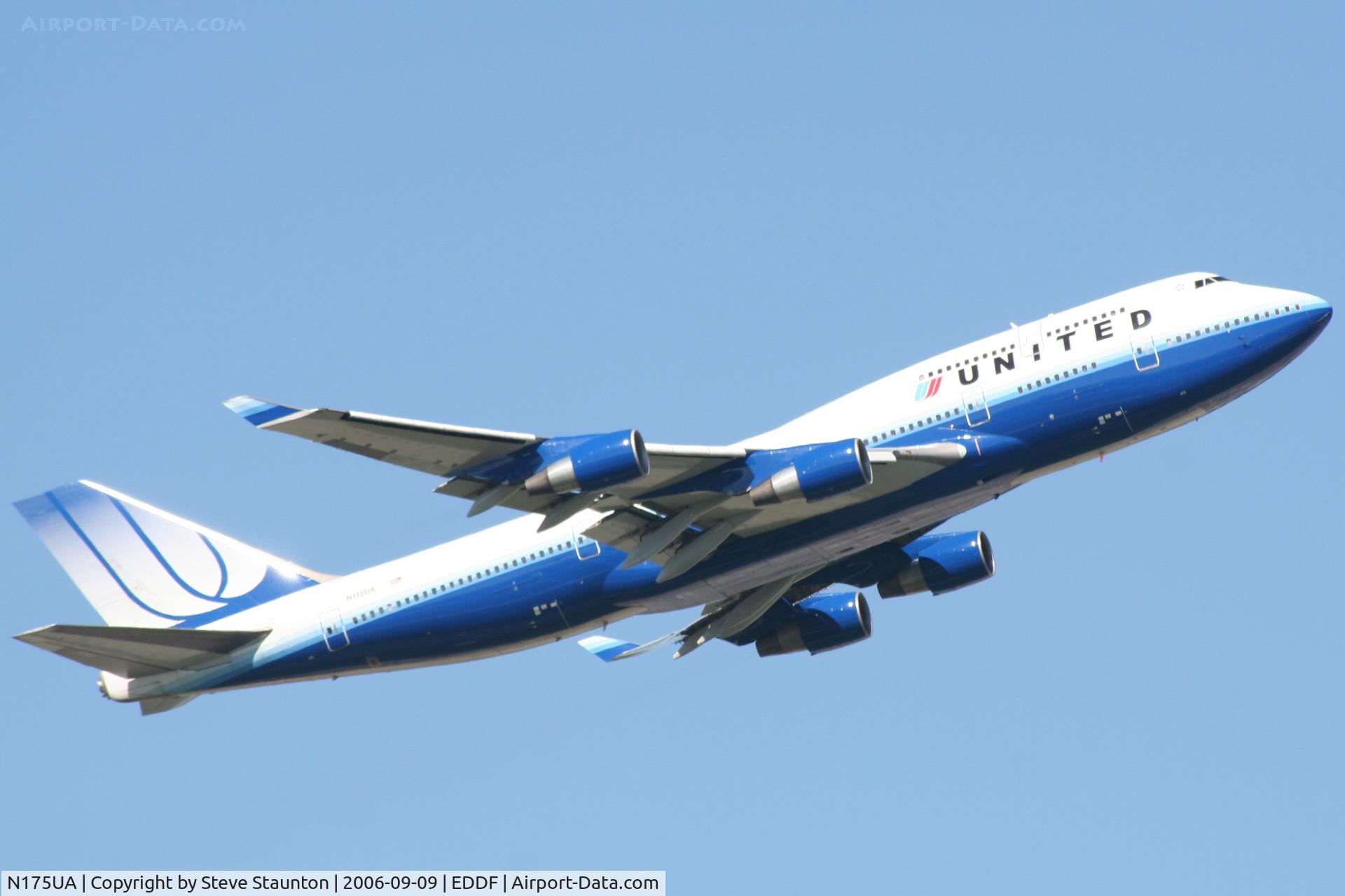N175UA, 1990 Boeing 747-422 C/N 24382, Taken at Frankfurt September 2006