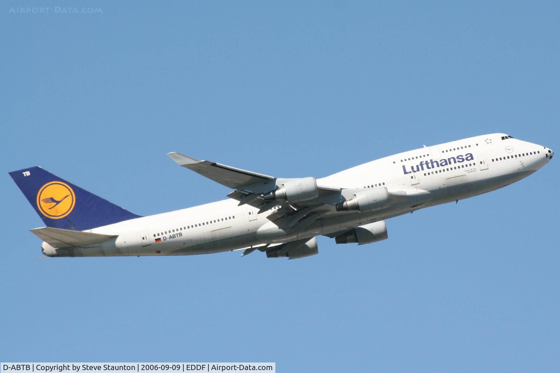 D-ABTB, 1989 Boeing 747-430M C/N 24286, Taken at Frankfurt September 2006