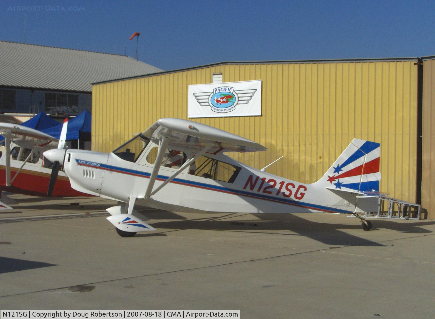 N121SG, 2006 American Champion 8KCAB Super Decathlon C/N 1036-2007, 2006 American Champion 8KCAB SUPER DECATHLON, Lycoming AEIO-360-H1B 180 Hp