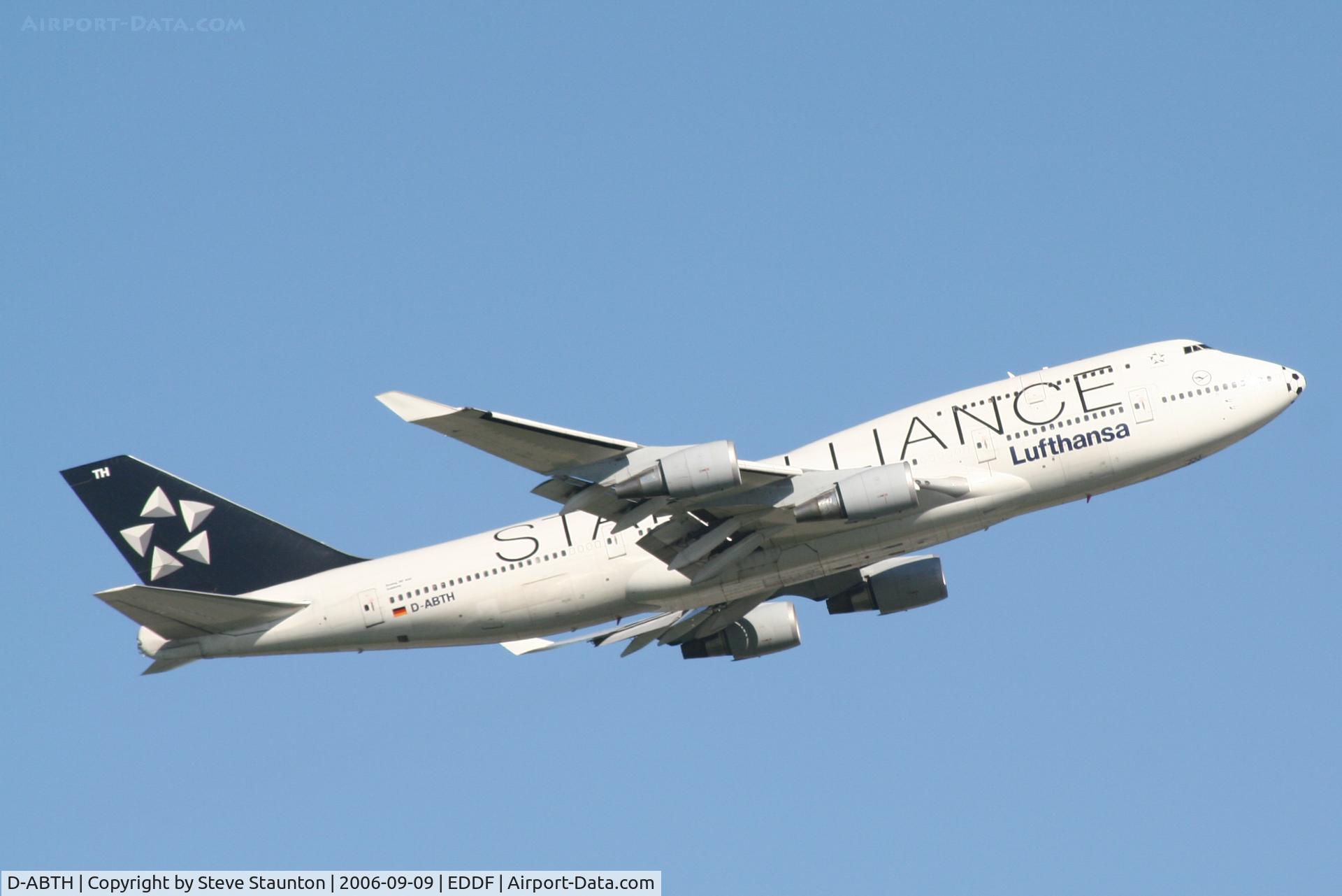 D-ABTH, 1991 Boeing 747-430M C/N 25047, Taken at Frankfurt September 2006