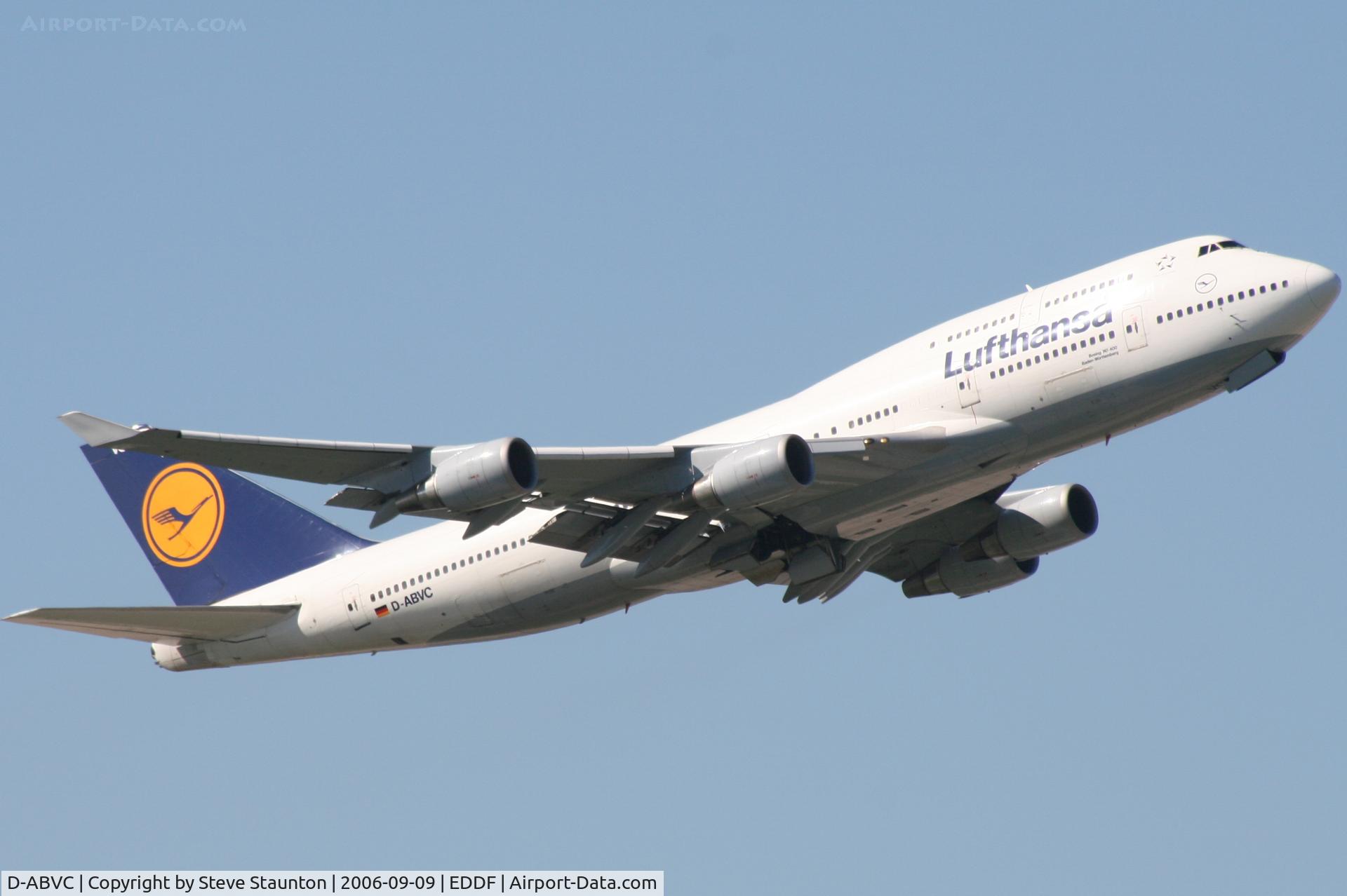 D-ABVC, 1989 Boeing 747-430 C/N 24288, Taken at Frankfurt September 2006