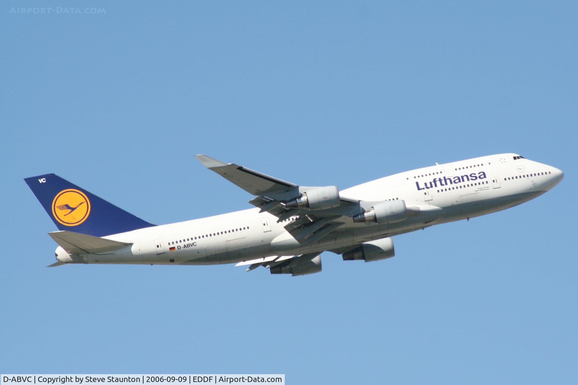 D-ABVC, 1989 Boeing 747-430 C/N 24288, Taken at Frankfurt September 2006