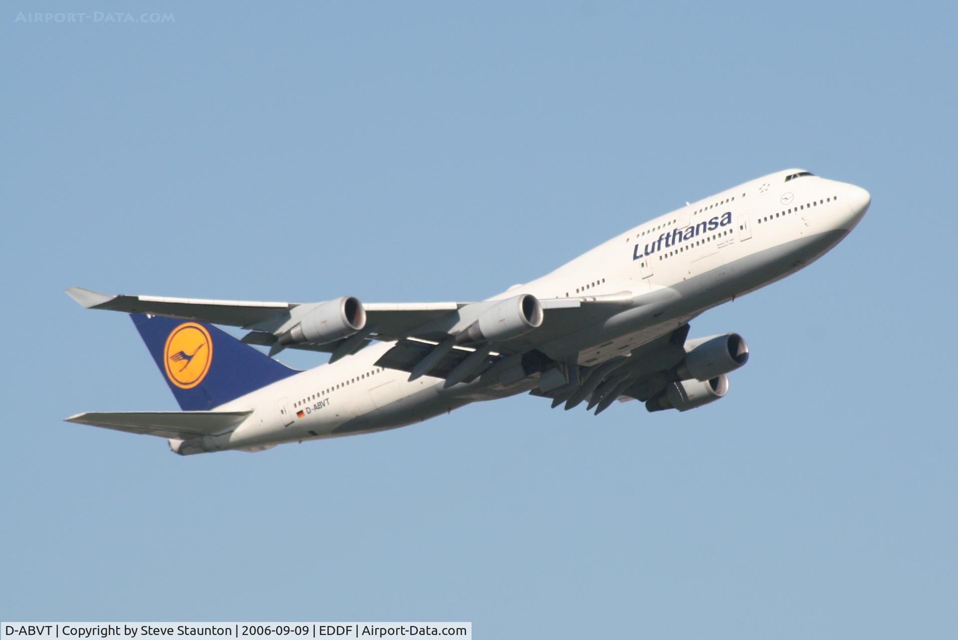 D-ABVT, 1997 Boeing 747-430 C/N 28287, Taken at Frankfurt September 2006
