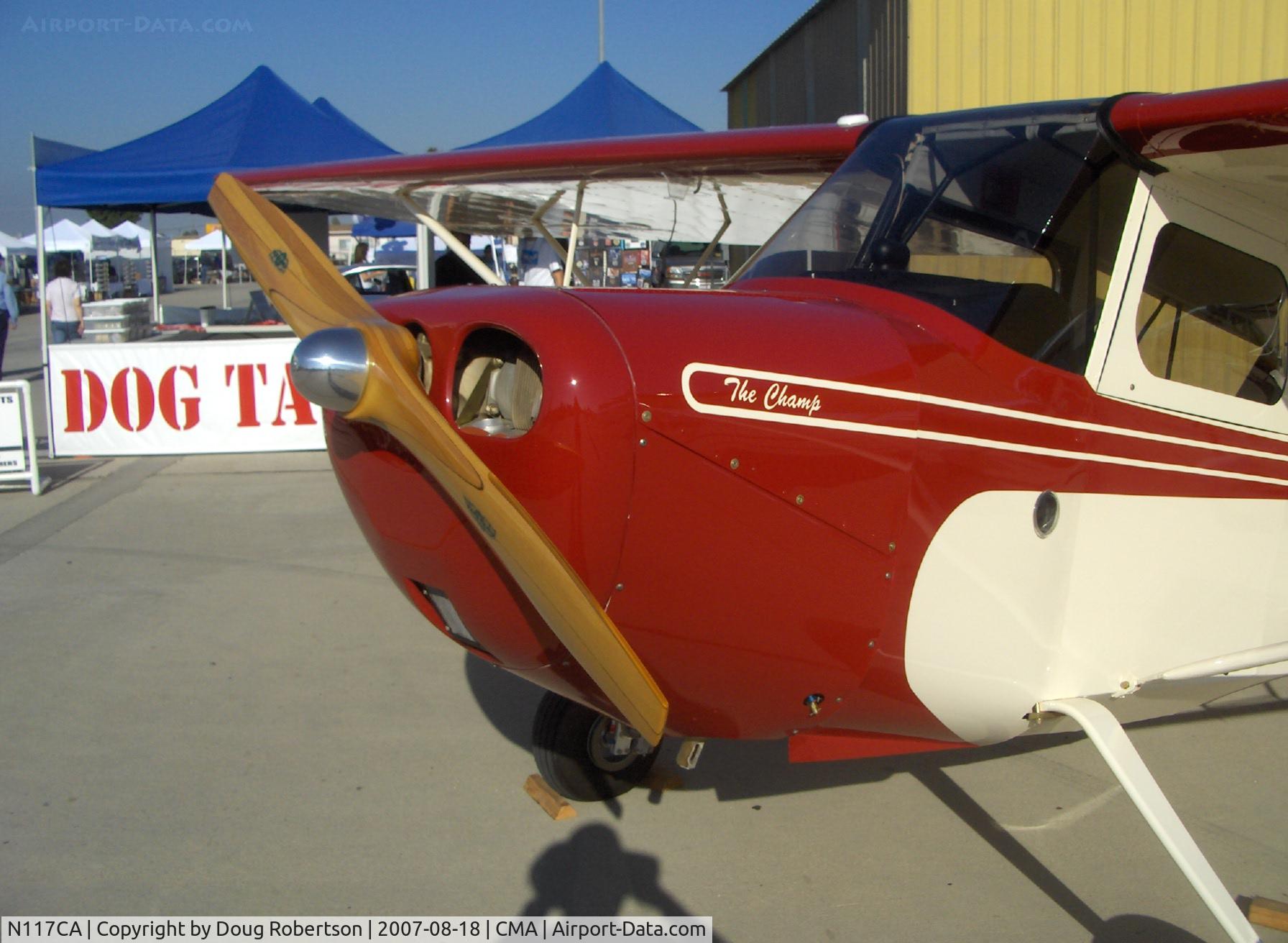 N117CA, American Champion 7EC C/N 1008-2007, 2007 American Champion 7EC CHAMP, Continental O-200 100 Hp, wood prop, reduced fuel capacity to meet LSA 1,320 lb weight requirement
