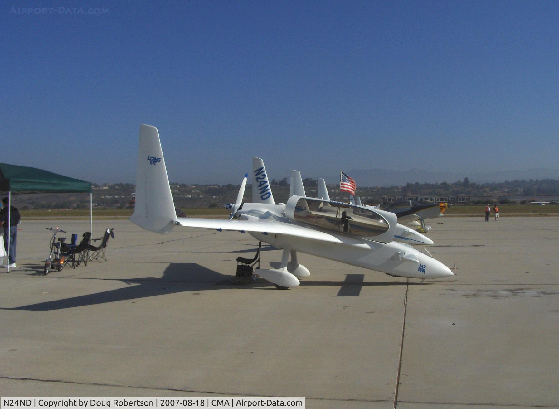 N24ND, 1993 Rutan Long-EZ C/N 692265, 1993 Dodge LONG EZE, Lycoming  O-320
