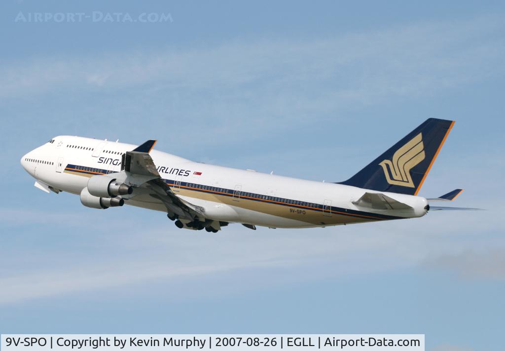 9V-SPO, 2001 Boeing 747-412 C/N 28028, Singapore 747