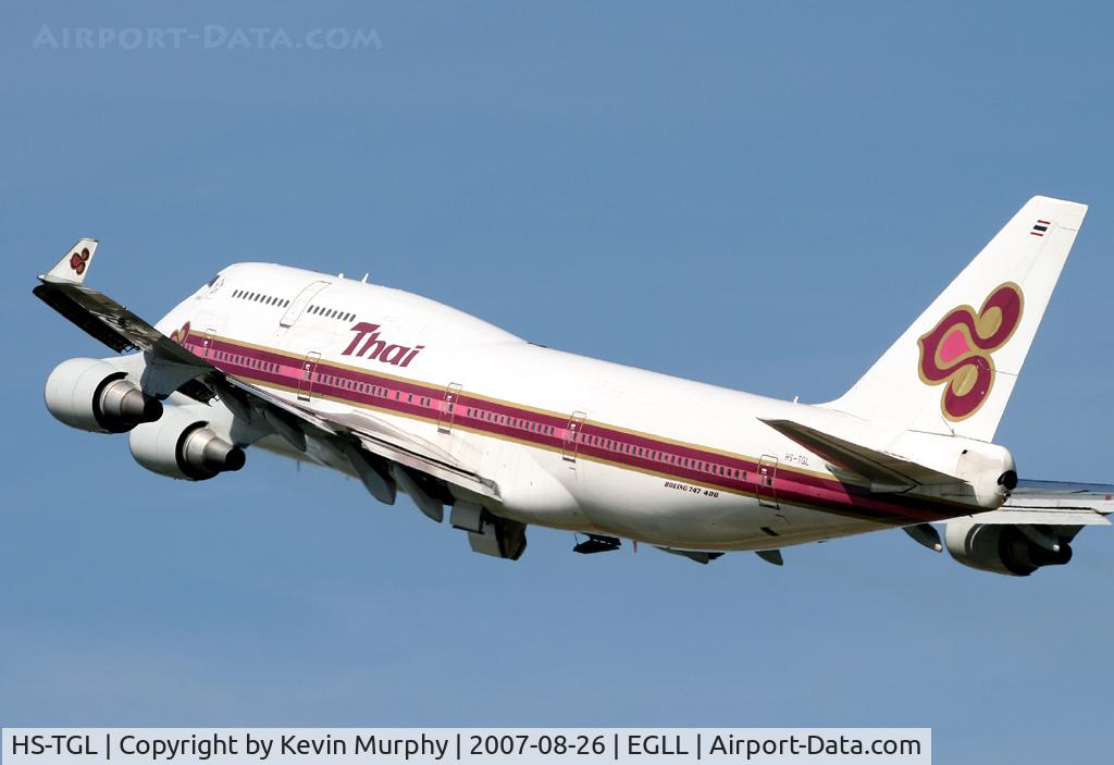 HS-TGL, 1991 Boeing 747-4D7 C/N 25366, Thai 747