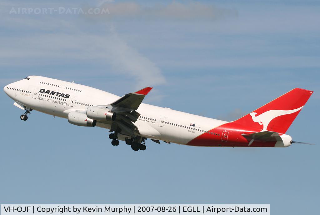 VH-OJF, 1989 Boeing 747-438 C/N 24483, Qantas Jumbo