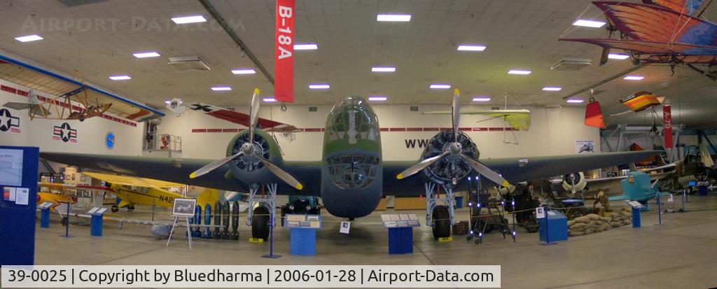 39-0025, 1939 Douglas B-18A Bolo C/N 2673, Parked for display at Wings over the Rockies. Douglas B-18A 'Bolo' SN: 39-0025