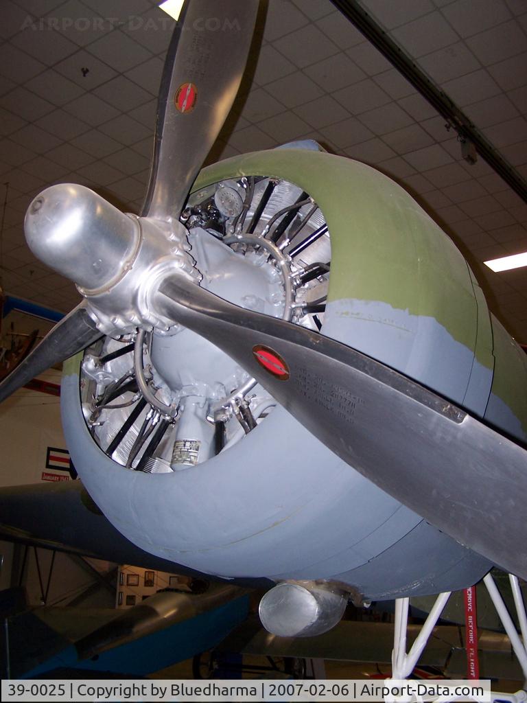 39-0025, 1939 Douglas B-18A Bolo C/N 2673, Parked for display at Wings over the Rockies. Starboard Engine Douglas B-18A 'Bolo' SN: 39-0025