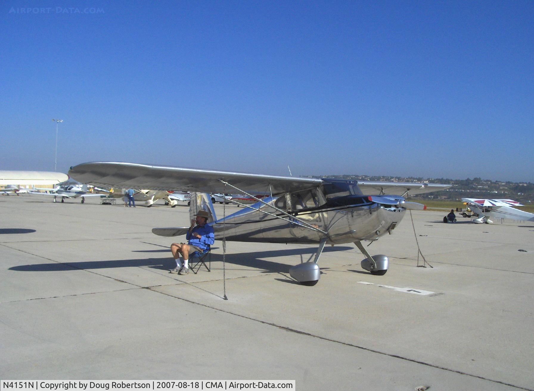 N4151N, 1947 Cessna 140 C/N 13873, 1947 Cessna 140, Continental C85 85 Hp