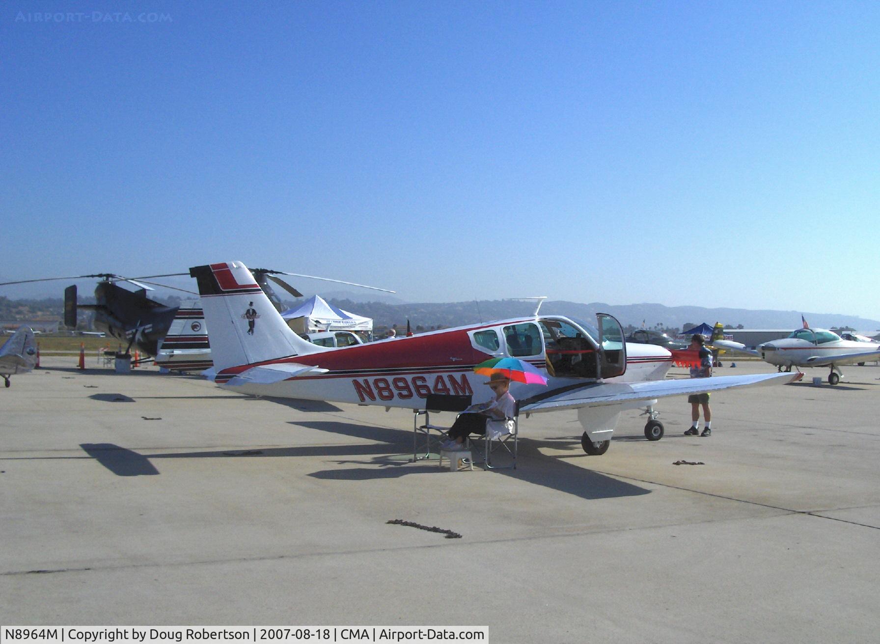 N8964M, 1963 Beech 35-B33 Debonair C/N CD-720, 1963 Beech 35 B33 DEBONAIR, Continental IO-470-K 225 Hp