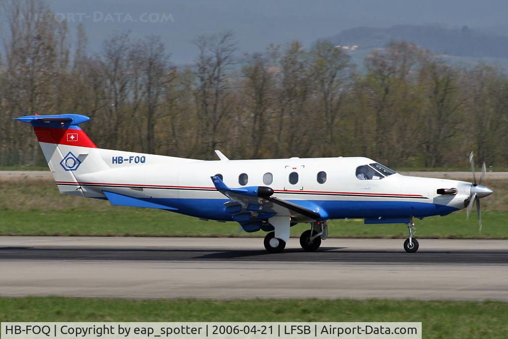 HB-FOQ, 2000 Pilatus PC-12/45 C/N 349, dparting to ZRH