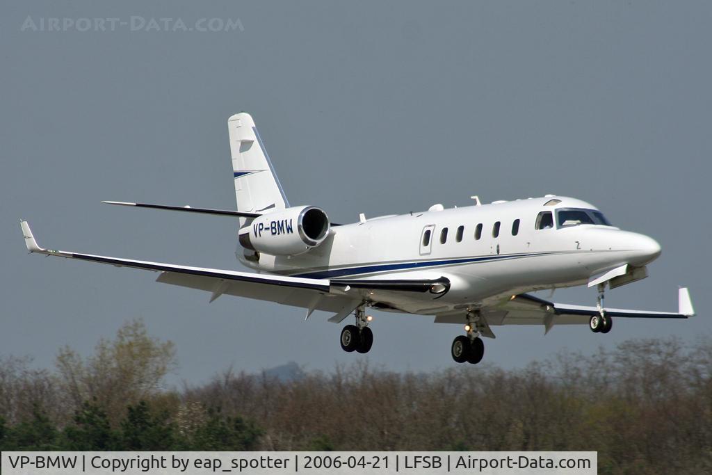 VP-BMW, Gulfstream Aerospace G100 C/N 146, landing on rwy 16