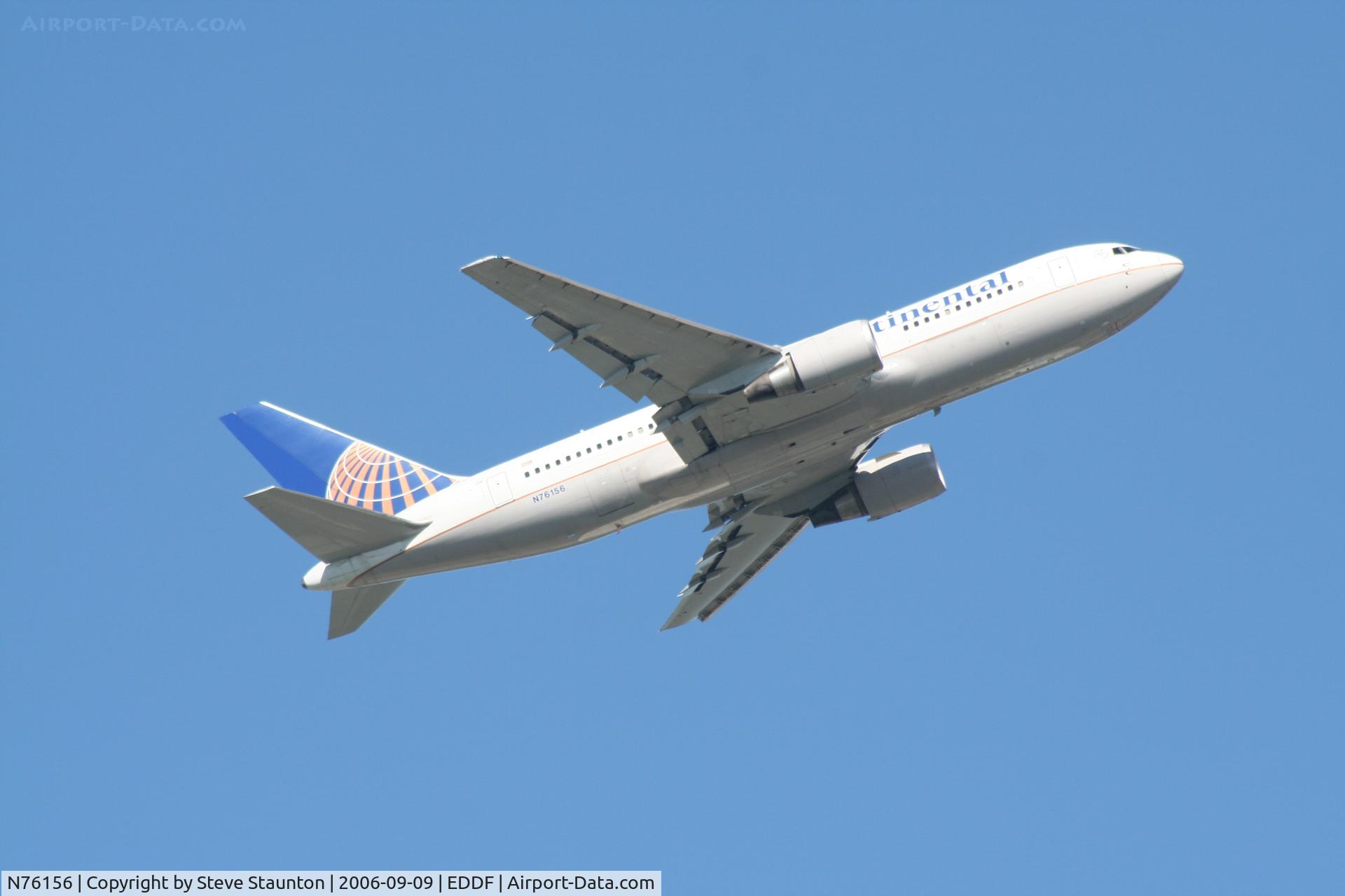 N76156, 2001 Boeing 767-224 C/N 30435, Taken at Frankfurt September 2006