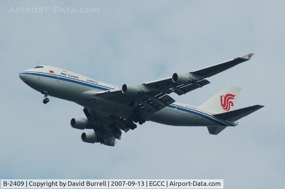B-2409, Boeing 747-412F/SCD C/N 26560, Air China Cargo - Landing