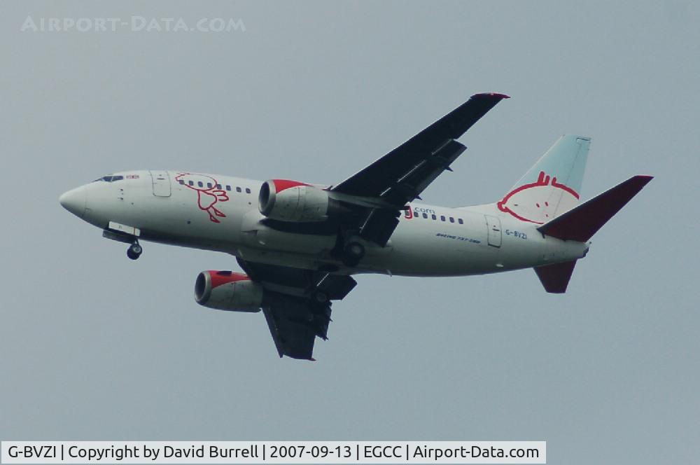G-BVZI, 1991 Boeing 737-5Q8 C/N 25167, BMI baby - Landing