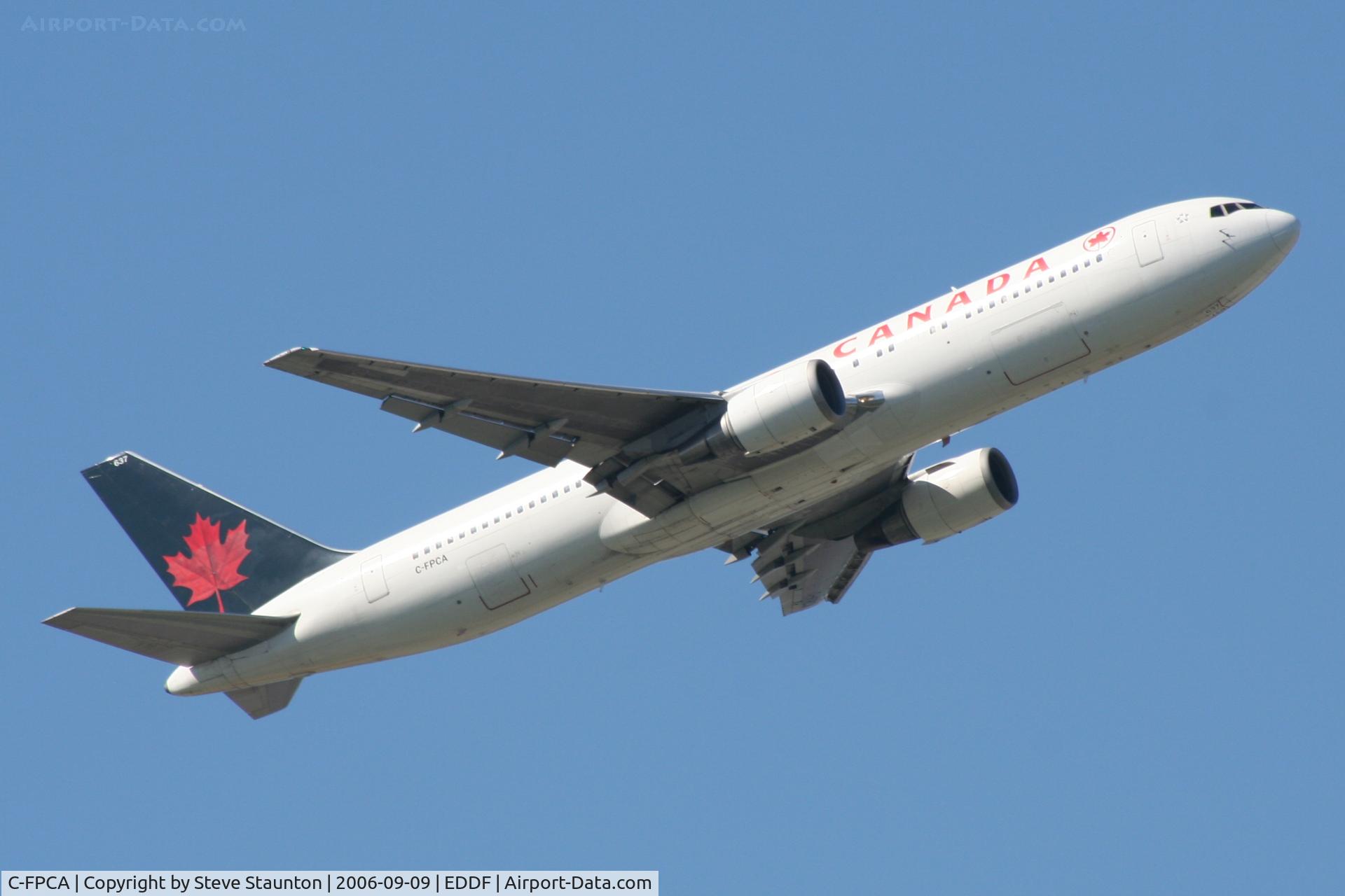 C-FPCA, 1989 Boeing 767-375 C/N 24306, Taken at Frankfurt September 2006