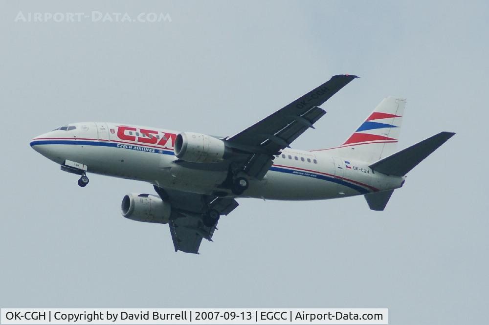 OK-CGH, 1997 Boeing 737-55S C/N 28469, Czech Airlines - Landing