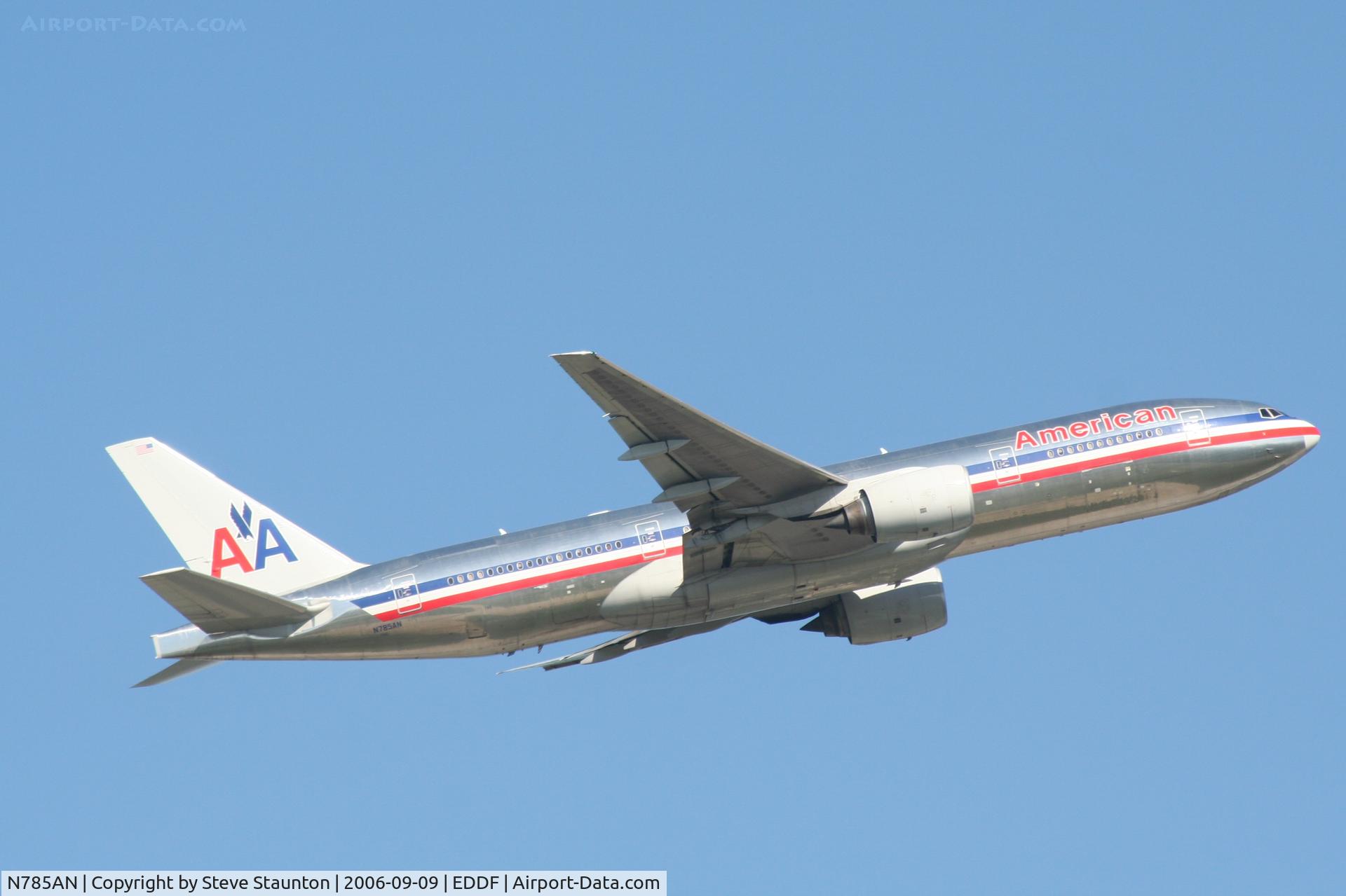 N785AN, 2000 Boeing 777-223/ER C/N 30005, Taken at Frankfurt September 2006