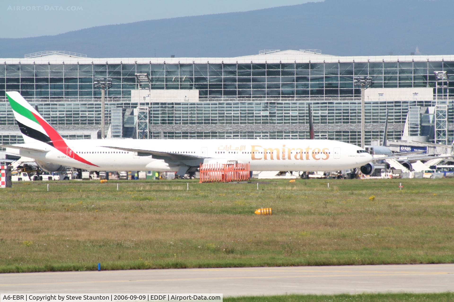 A6-EBR, 2006 Boeing 777-31H/ER C/N 34483, Taken at Frankfurt September 2006