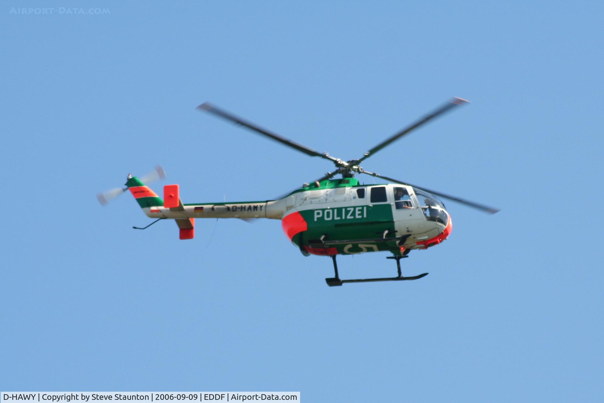 D-HAWY, MBB Bo-105S C/N S-594, Taken at Frankfurt September 2006