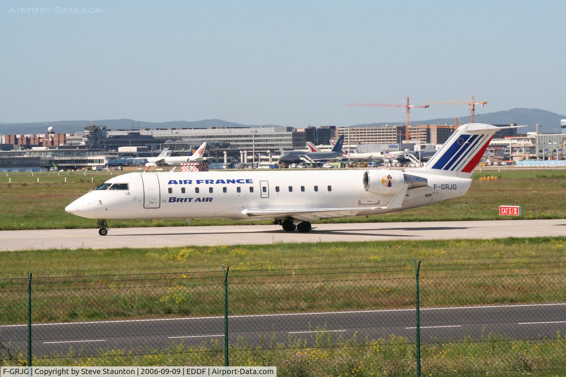F-GRJG, 1996 Canadair CRJ-100ER (CL-600-2B19) C/N 7143, Taken at Frankfurt September 2006