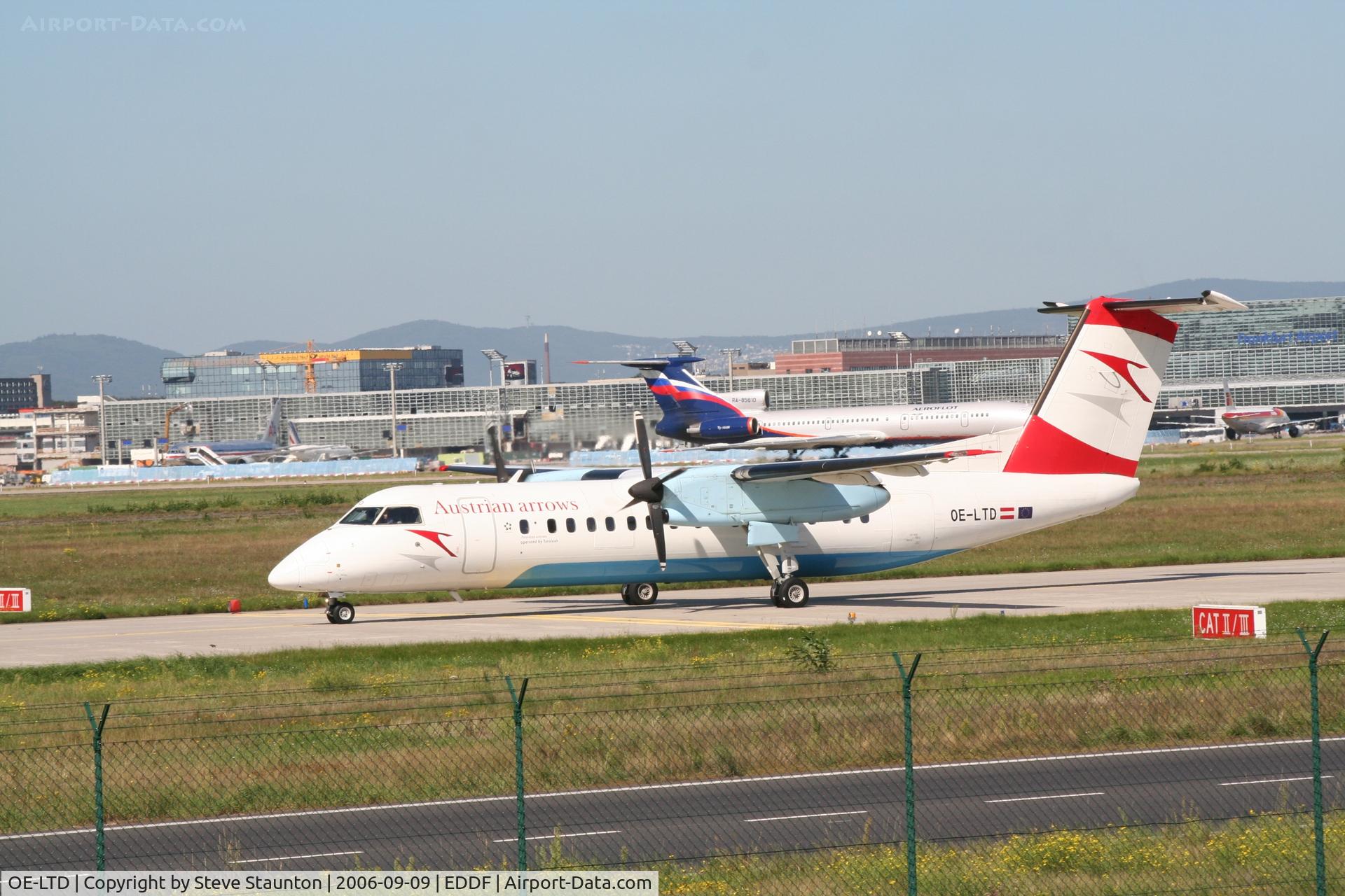 OE-LTD, 1995 De Havilland Canada DHC-8-314Q Dash 8 C/N 400, Taken at Frankfurt September 2006
