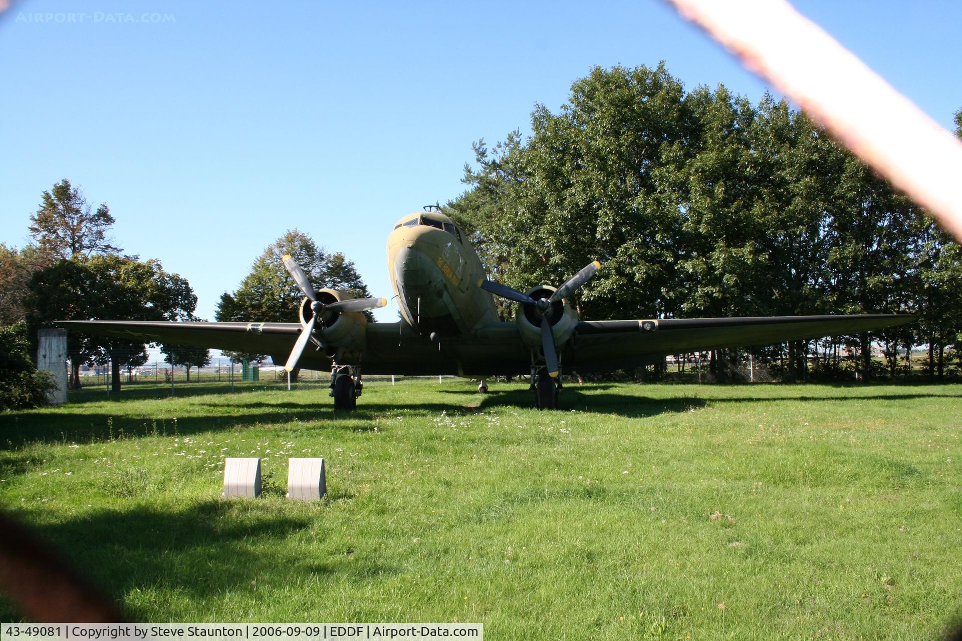 43-49081, 1944 Douglas DC-3 (C-47B-10-DK) Skytrain/Dakota C/N 26342, Taken at Frankfurt September 2006