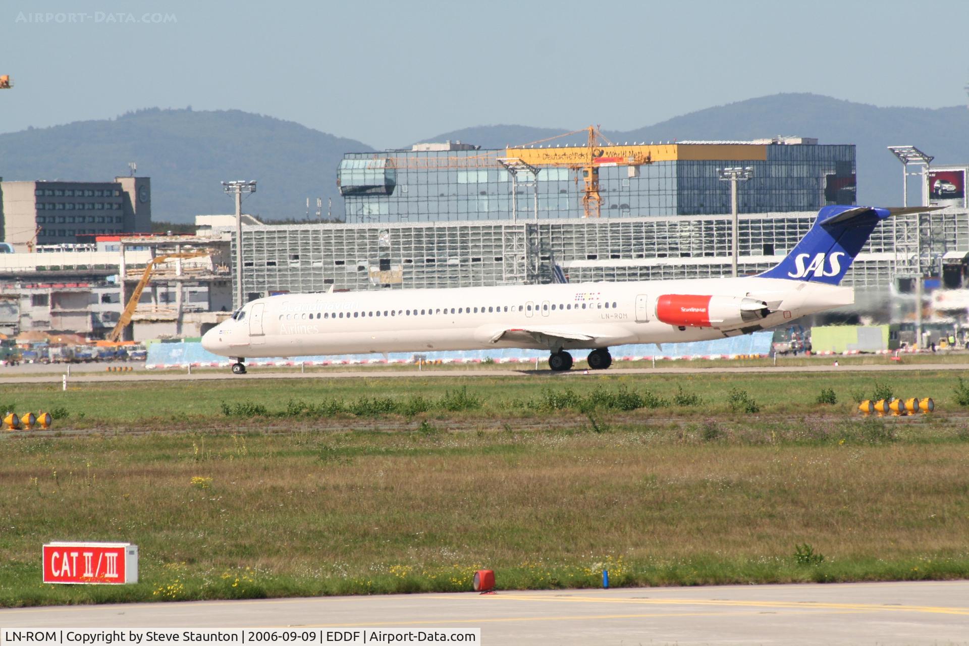 LN-ROM, 1991 McDonnell Douglas MD-81 (DC-9-81) C/N 53008, Taken at Frankfurt September 2006