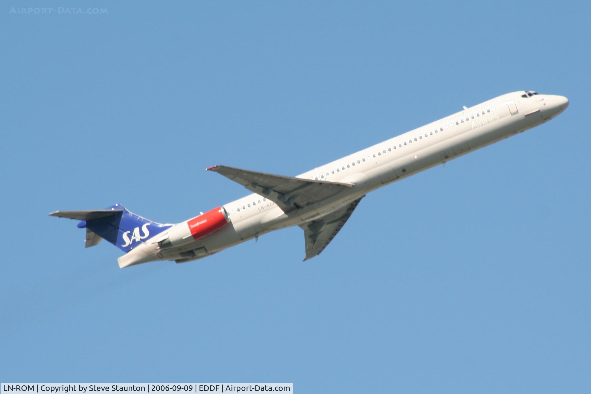 LN-ROM, 1991 McDonnell Douglas MD-81 (DC-9-81) C/N 53008, Taken at Frankfurt September 2006