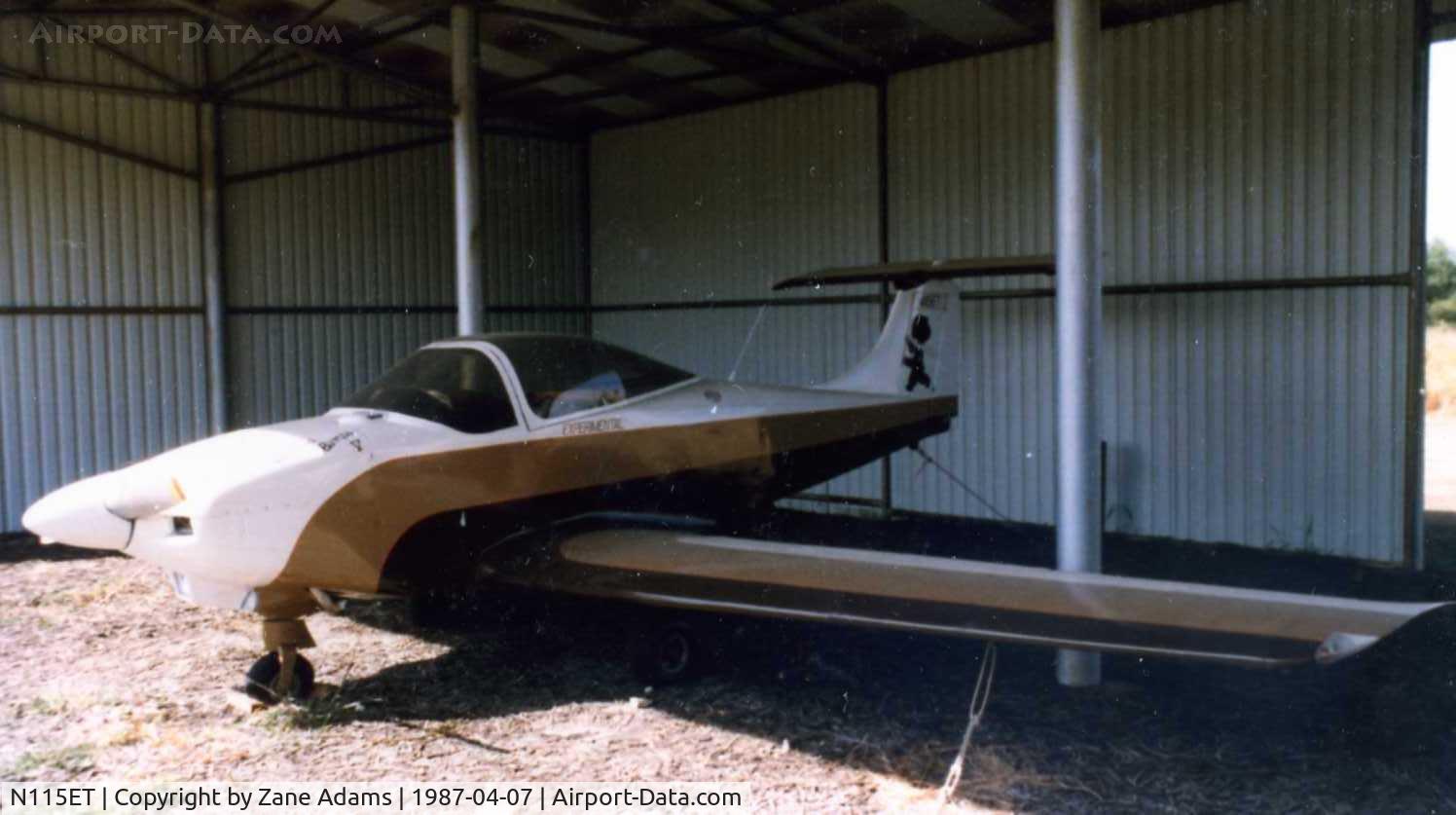 N115ET, 1969 Turner Eugene L TURNER T-77 C/N 1, At former Luck Field, Fort Worth