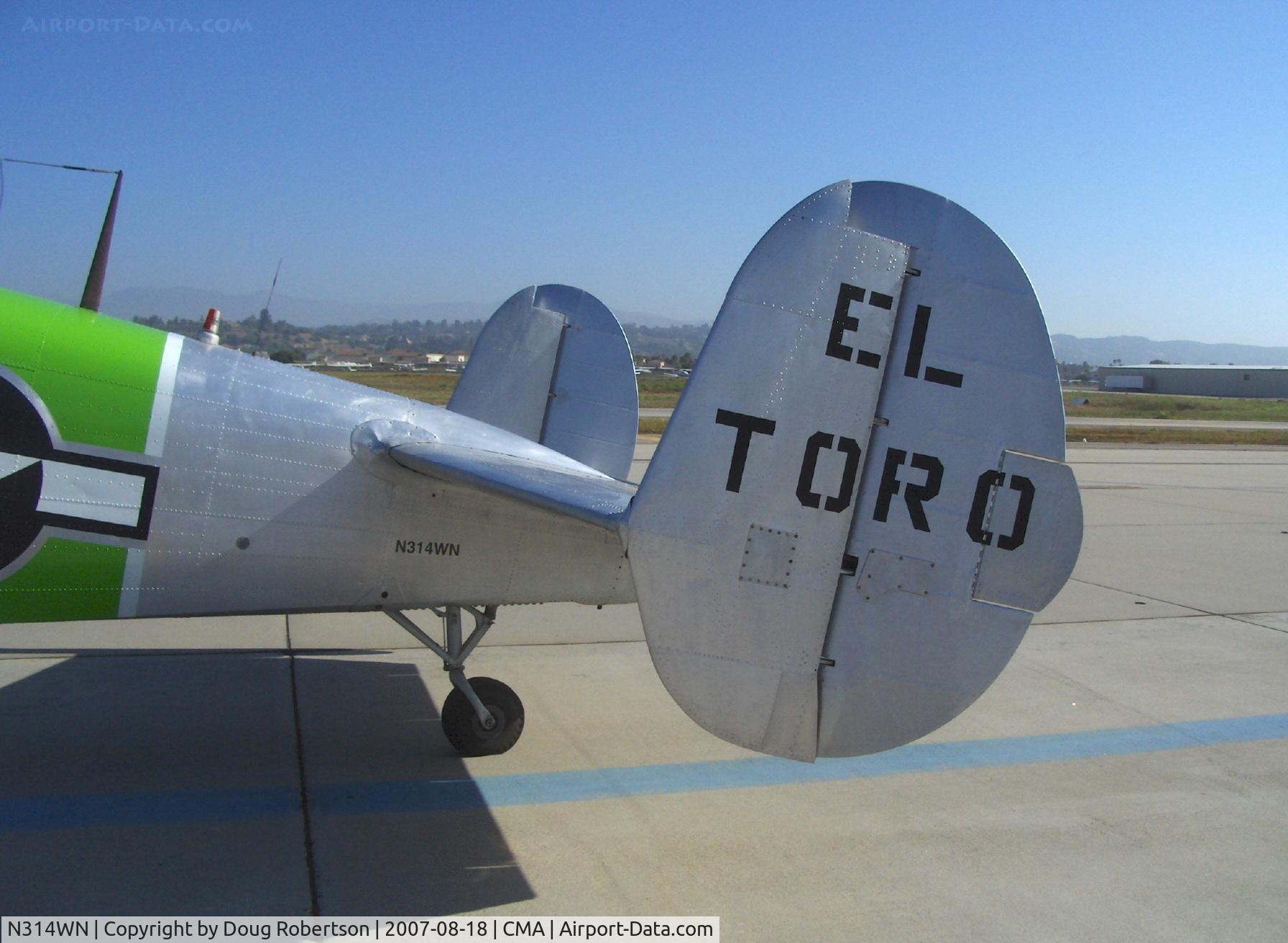 N314WN, 1952 Beech C-45H Expeditor C/N AF-566, 1952 Beech C-45H, two P&W R-985 450 Hp each, twin tail