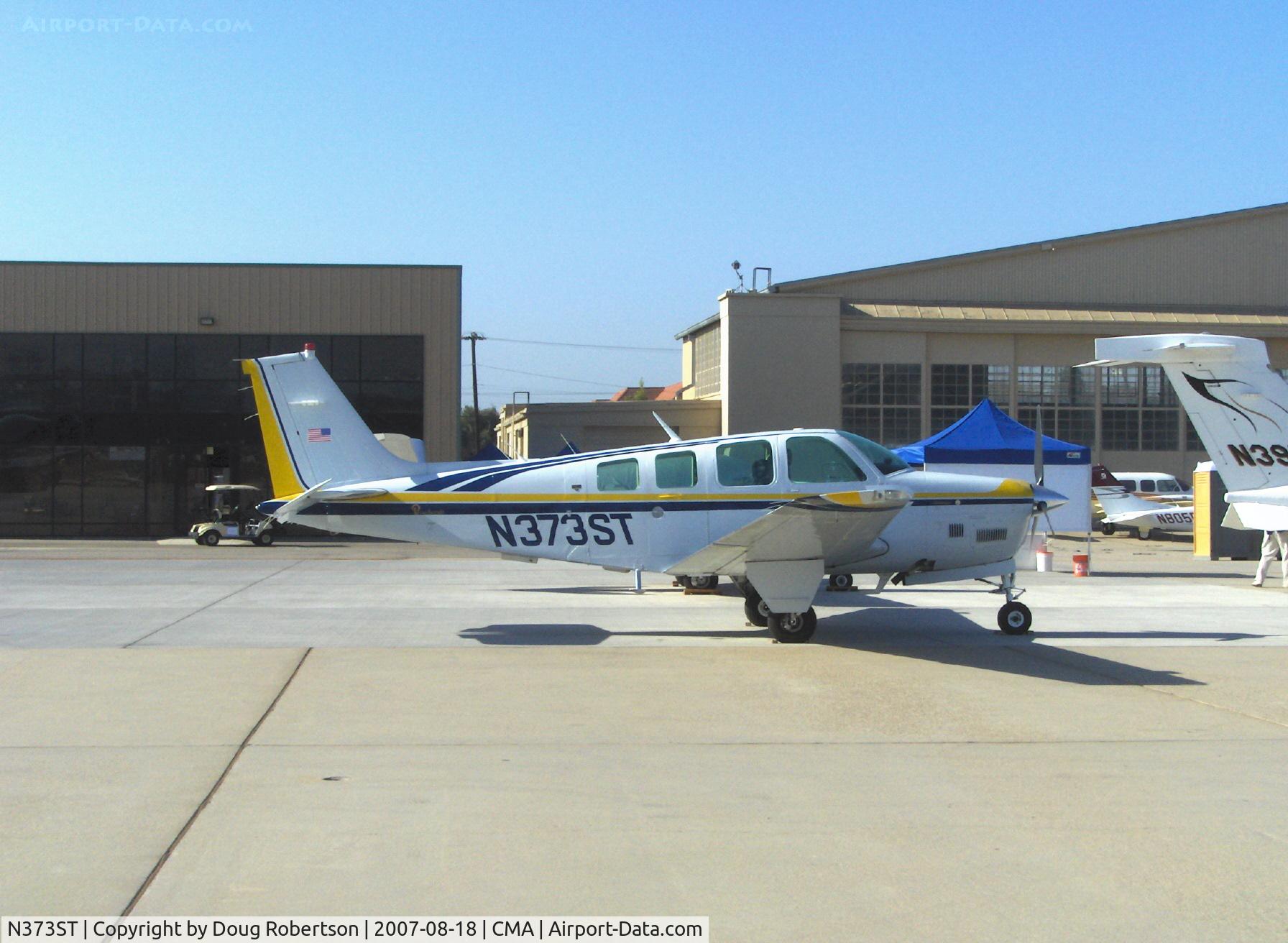 N373ST, 1982 Beech B36TC Bonanza C/N EA-308, 1982 Beech B36TC BONANZA, Continental TSIO-520-UB 300 Hp